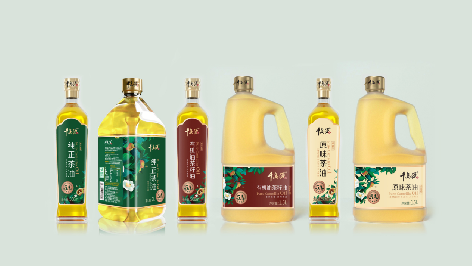 北京西林設(shè)計(jì)X千島源山茶油包裝設(shè)計(jì)新典范，山茶油璀璨包裝